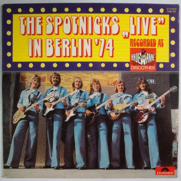 the spotnicks live" in berlin '74